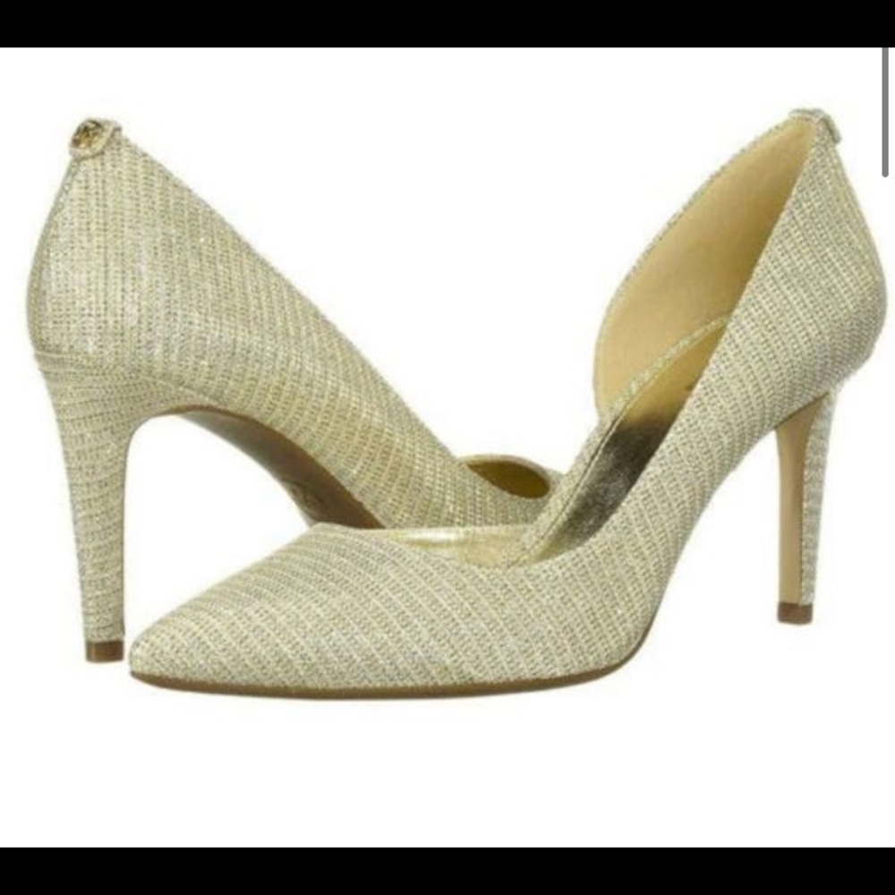Michael Michael Kors Womens Dorothy Flex D'orsay Pointed Toe D-orsay Pumps